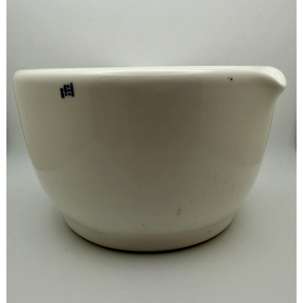 Vintage Coors USA 520-4 Porcelain Mortar Bowl Spice Grinder Lab Equipment 6"